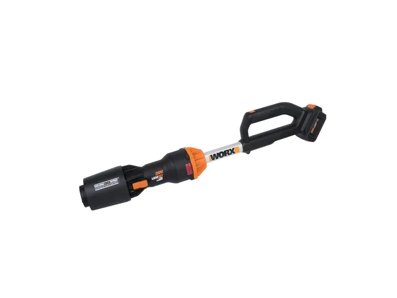 WORX WG543E, Håndholdt blæser, 209 km/t, Aluminium, Sort, Orange, 696 m³/t, 18 V, Lithium-Ion (Li-Ion)