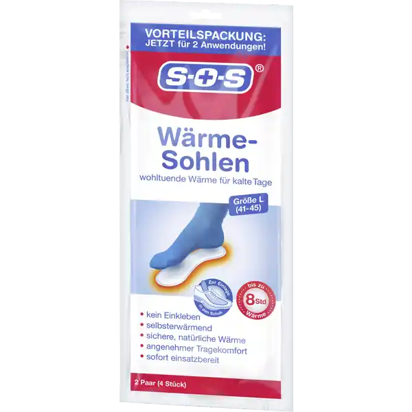 Wärme-Sohlen Gr. L 41-45