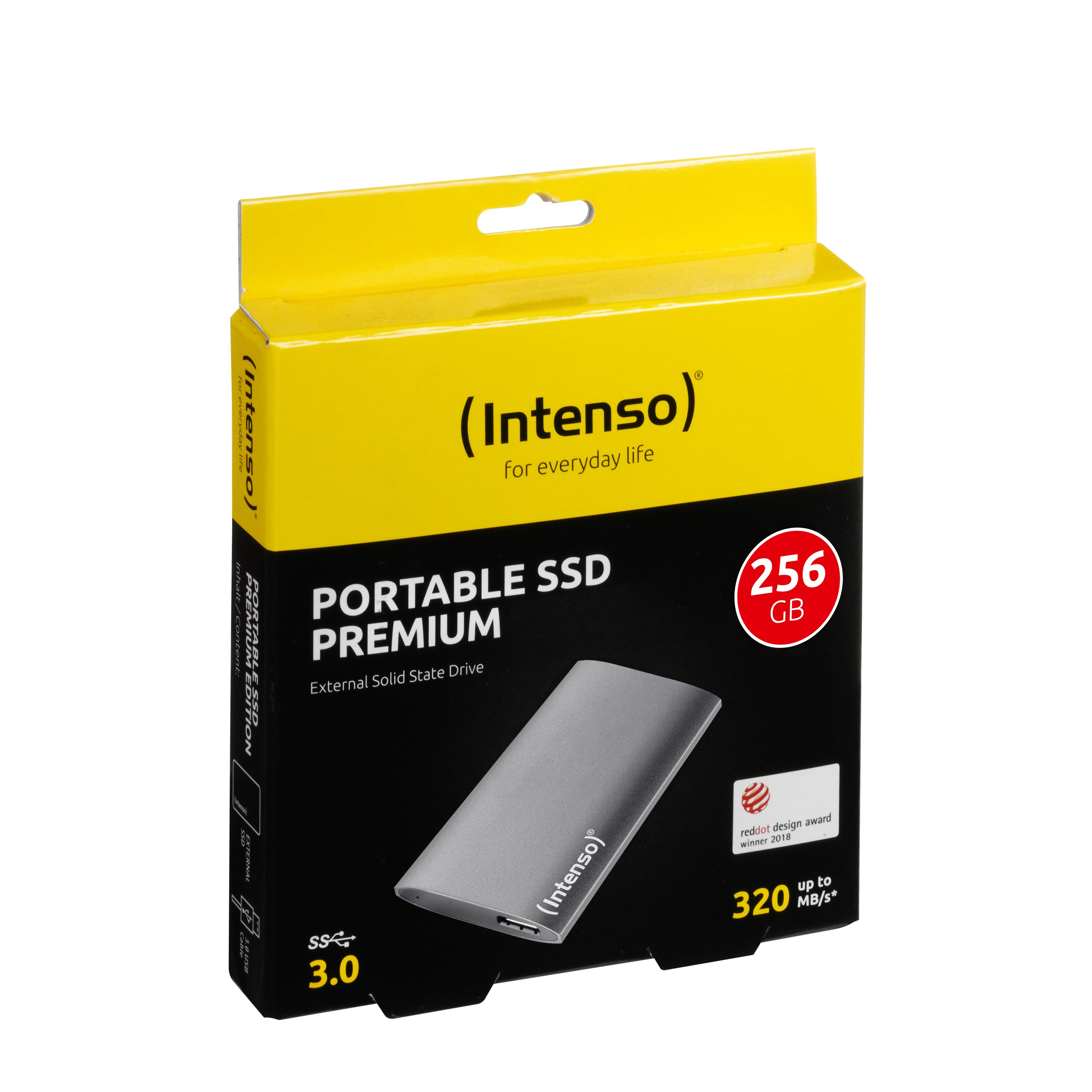 256GB External Portable SSD Premium 1.8