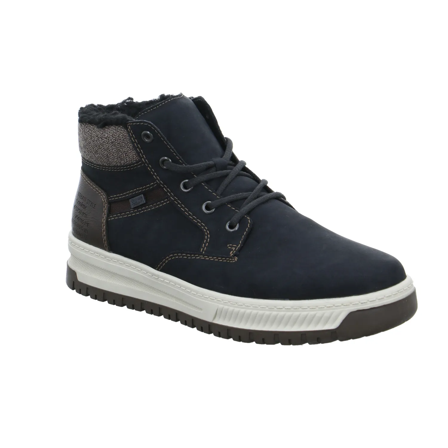 RIEKER Winter-Boots Schwarz Lederimitat