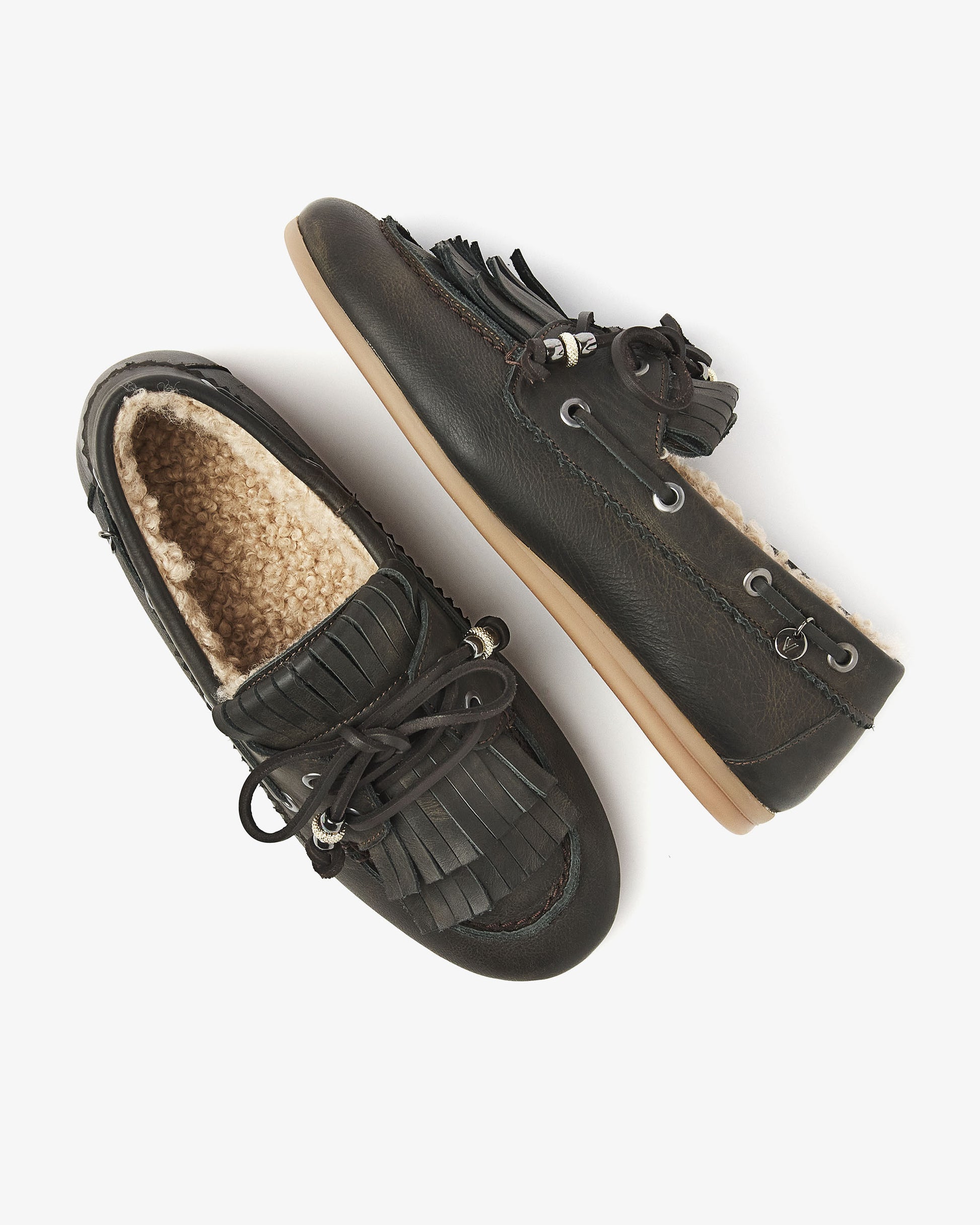VIA VAI bruine dames loafers June Shelby