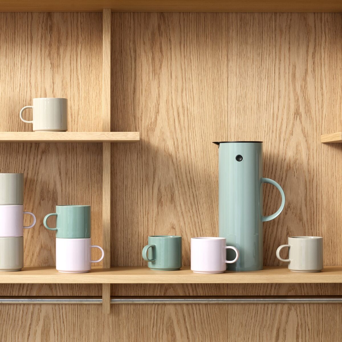 Stelton krus 2-pakning, light grey