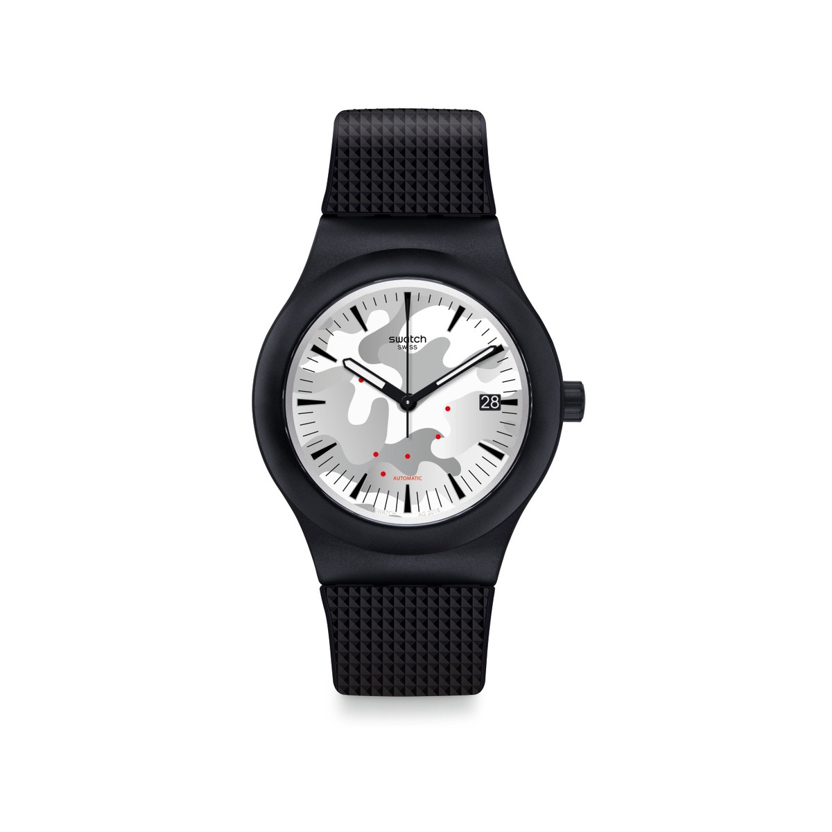 Montre Swatch Irony homme plastique silicone noir