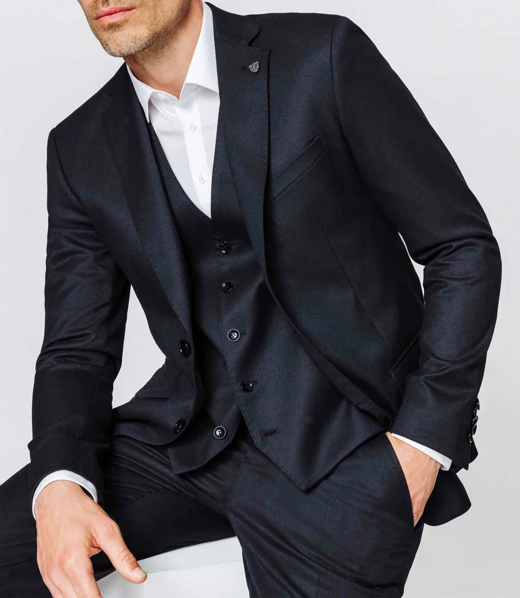 Veste navy esprit flanelle