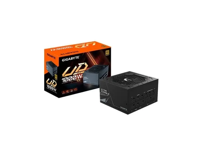 Gigabyte UD1000GM - Strømforsyning (intern) - ATX12V 2.31/ EPS12V - 80 PLUS Gold - AC 100-240 V - 1000 Watt - aktiv PFC