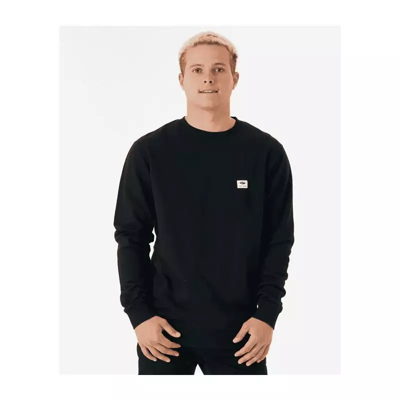 Sweat RIPCURL Original Surfers Crew Black