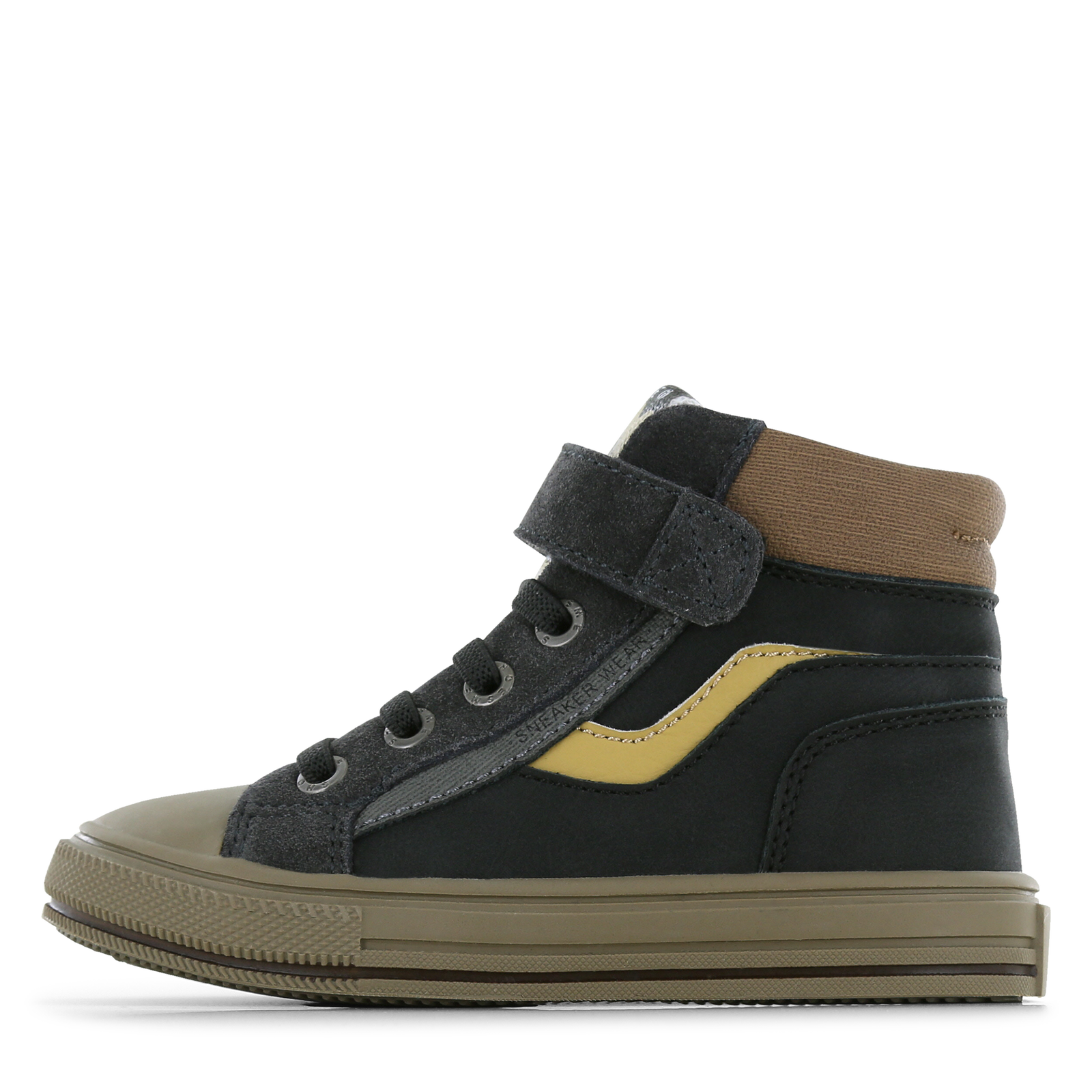 Shoesme schwarz hohe Sneaker