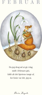 Februar- Året Plakat