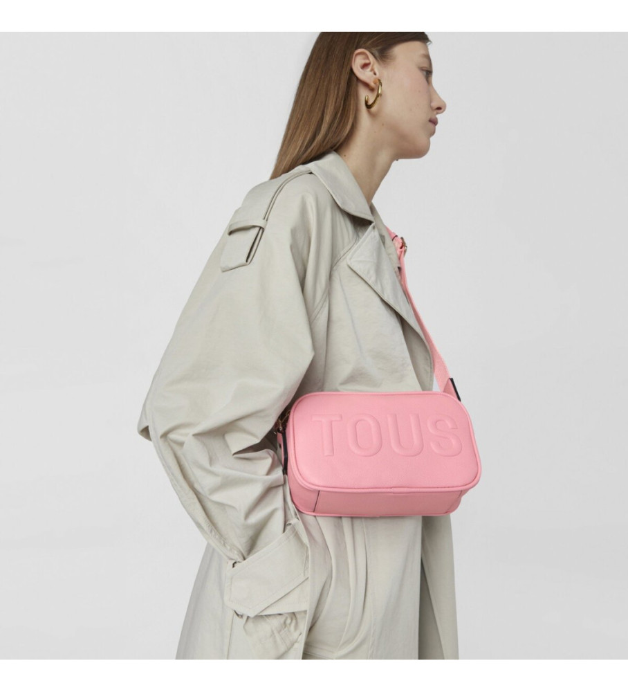 Bolsa de ombro rosa Tous Reporter