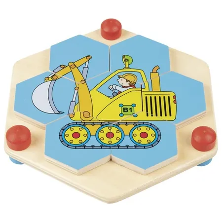 goki Wabenpuzzle Baustelle