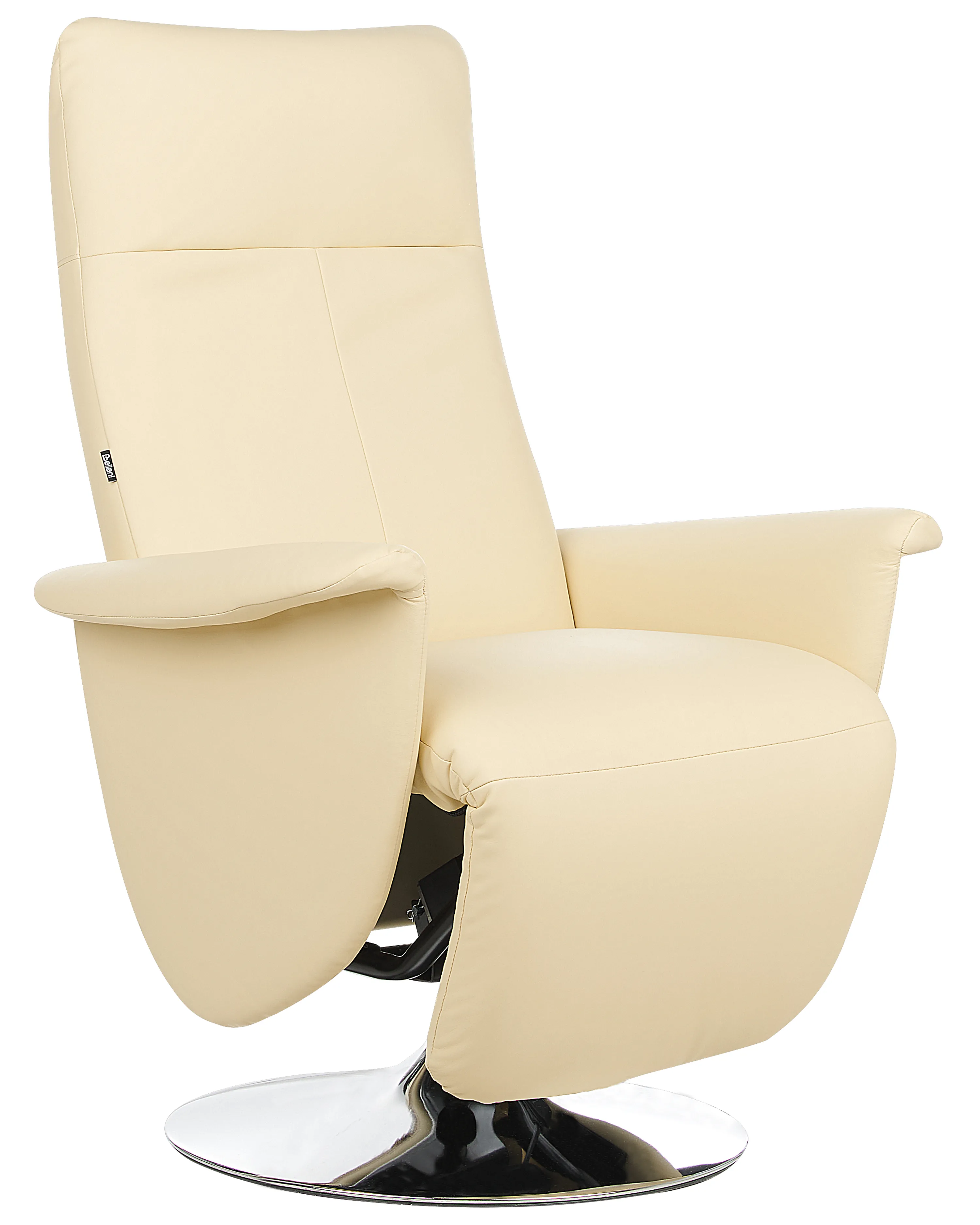 Relaxfauteuil PRIME inclusief voetensteun Kunstleer Lichtbeige