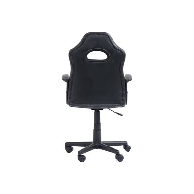 Fauteuil gamer ANZIO - accoudoirs fixes - noir et rouge