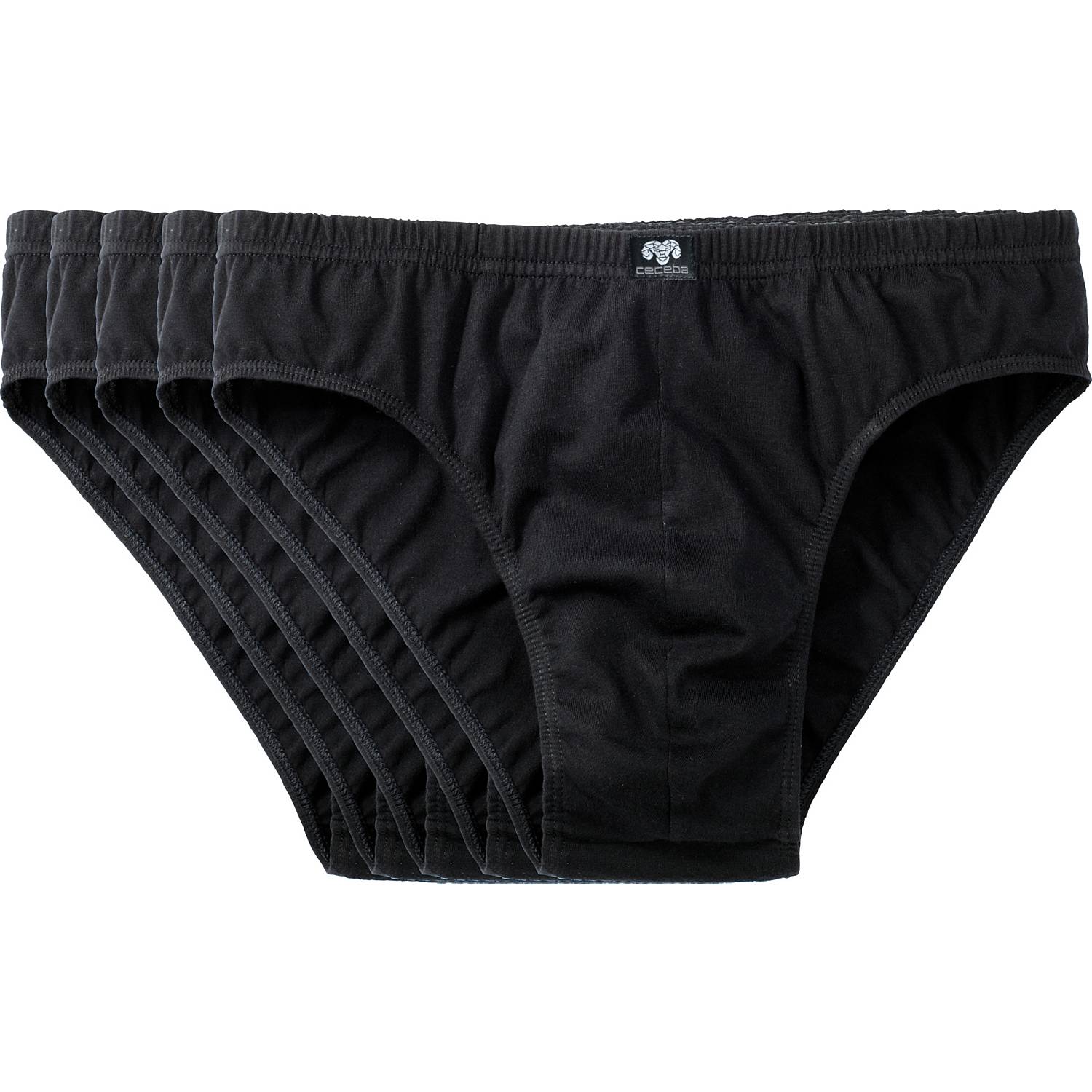 Ceceba Bio Single-Jersey Herren-Slip im 5er-Pack