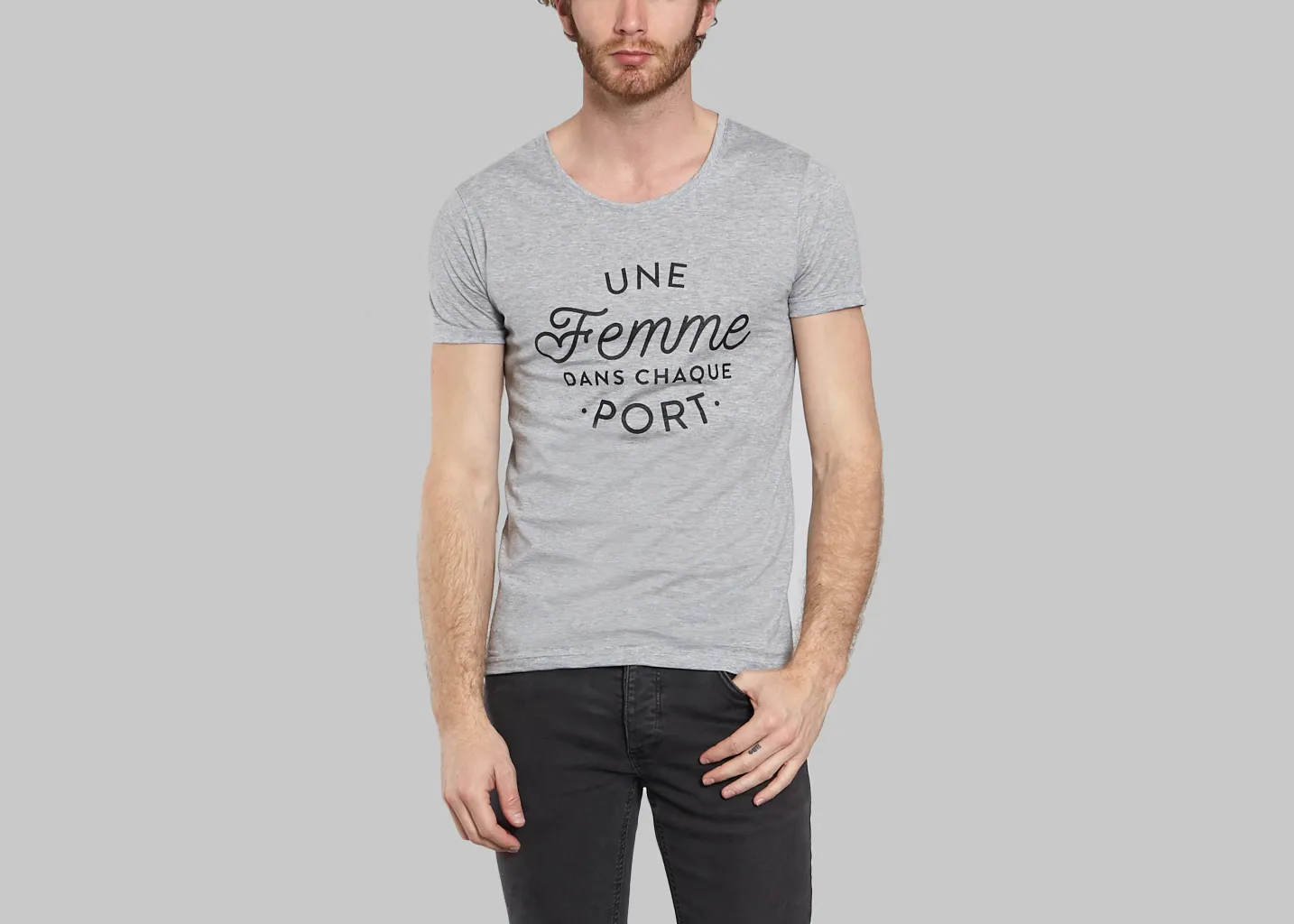 T Shirt Une Femme Dans Chaque Port Sacrebleu