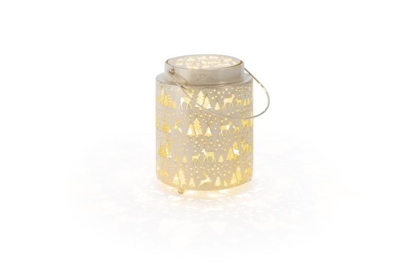 STT LED Laterne »Aura winter« Warmweiss