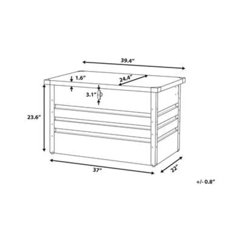 CEBROSA S - Kussenbox - Grijs - Staal