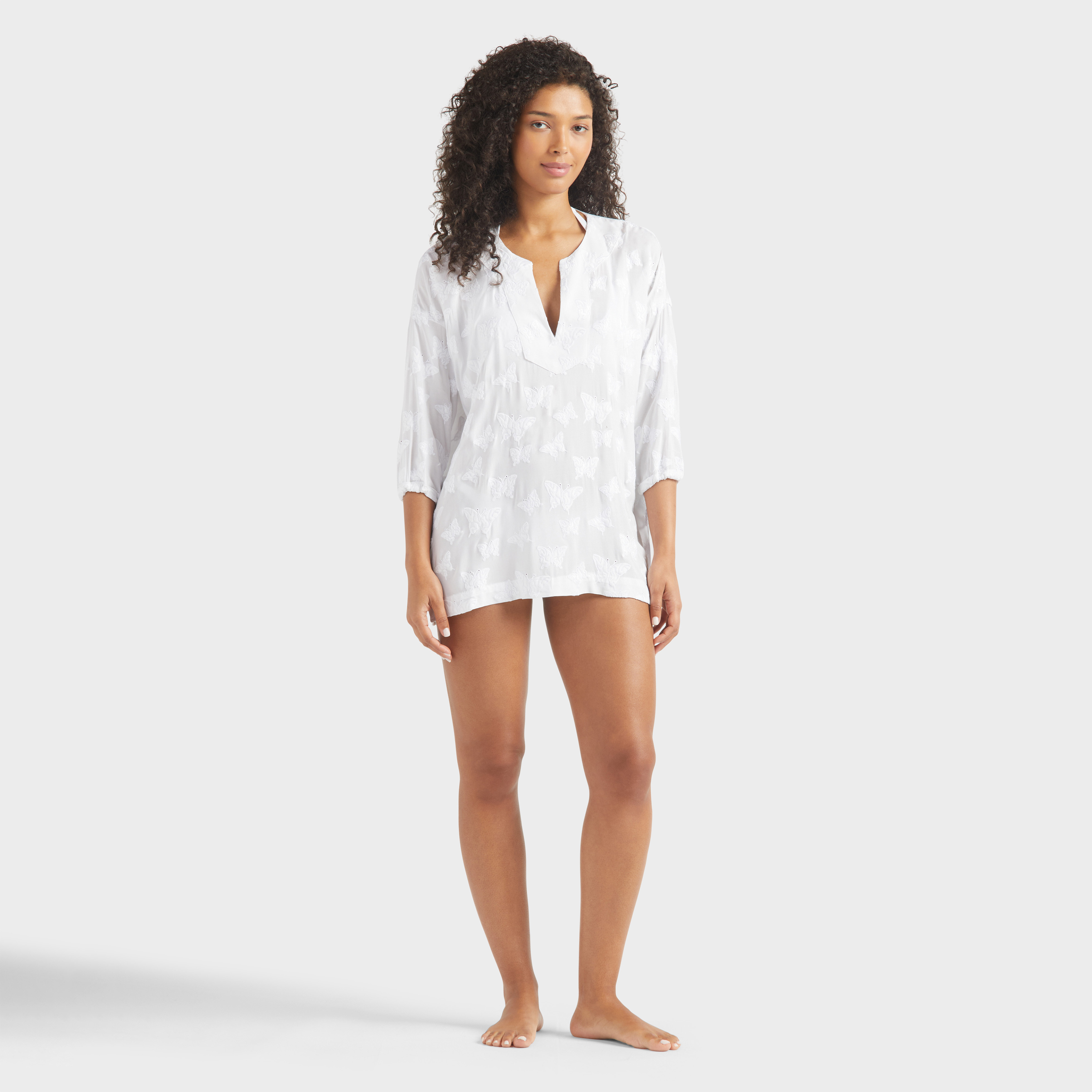 Chemise en viscose femme Disco Butterflies