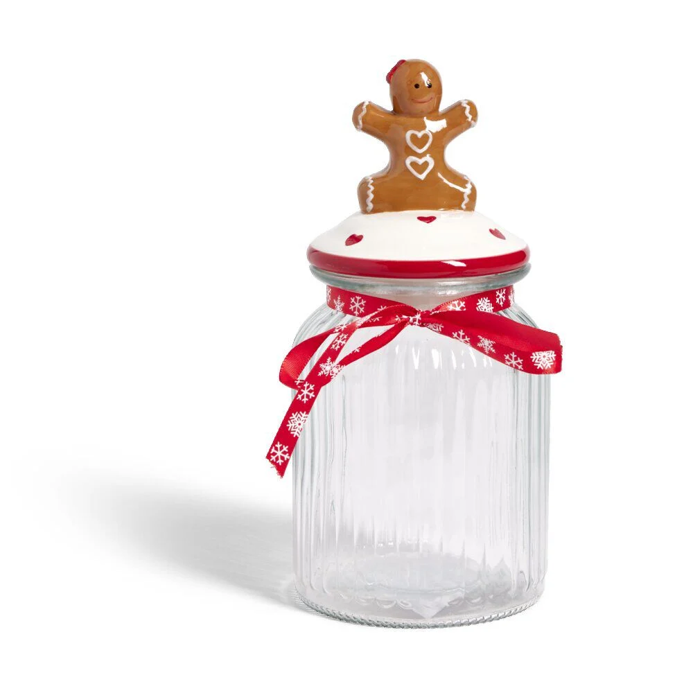 Bonbonnière Noël en verre 1L - 3 modèles