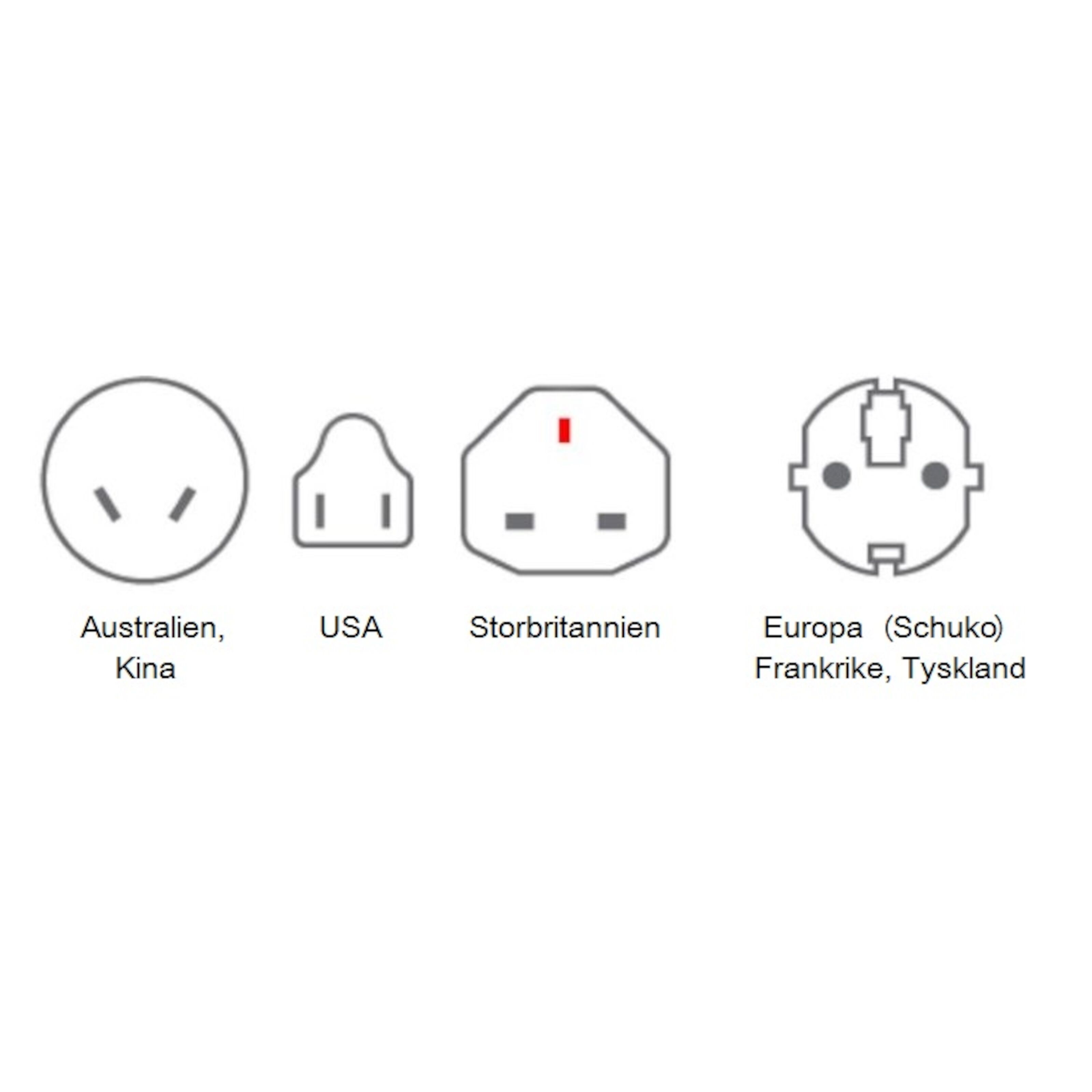 Skross Ujordet universalreiseadapter med USB