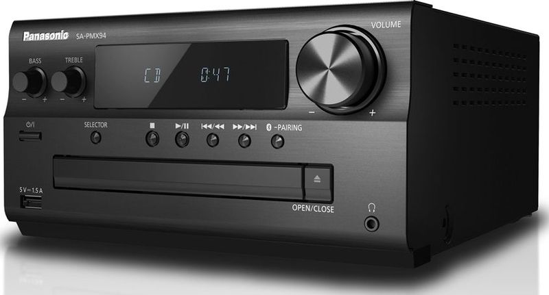 Panasonic SC-PMX94EG-K Micro Hi-Fi - Zwart - 3-Weg Luidsprekersysteem