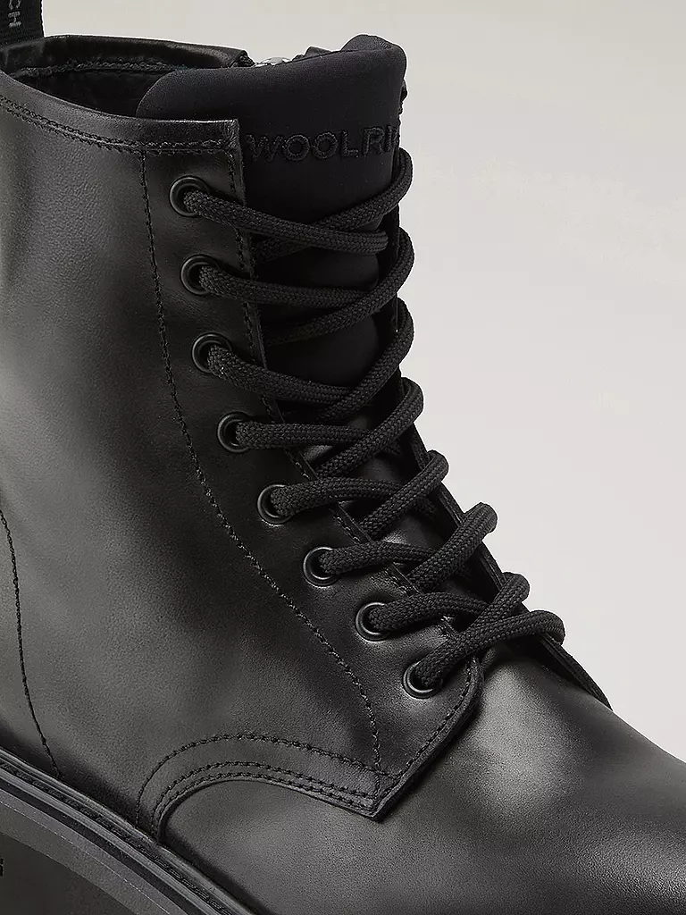 WOOLRICH Schnürboots NEW CITY schwarz