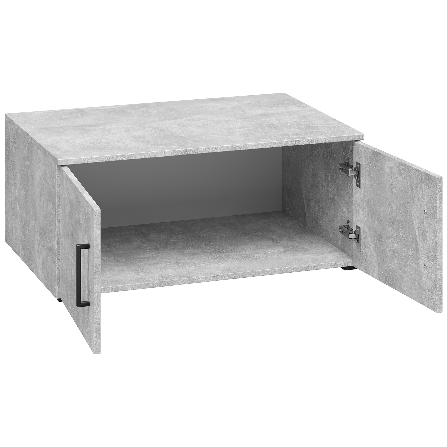 Aufsatzschrank/ Stand-Hängeelement - Betonoptik - 80 cm breit