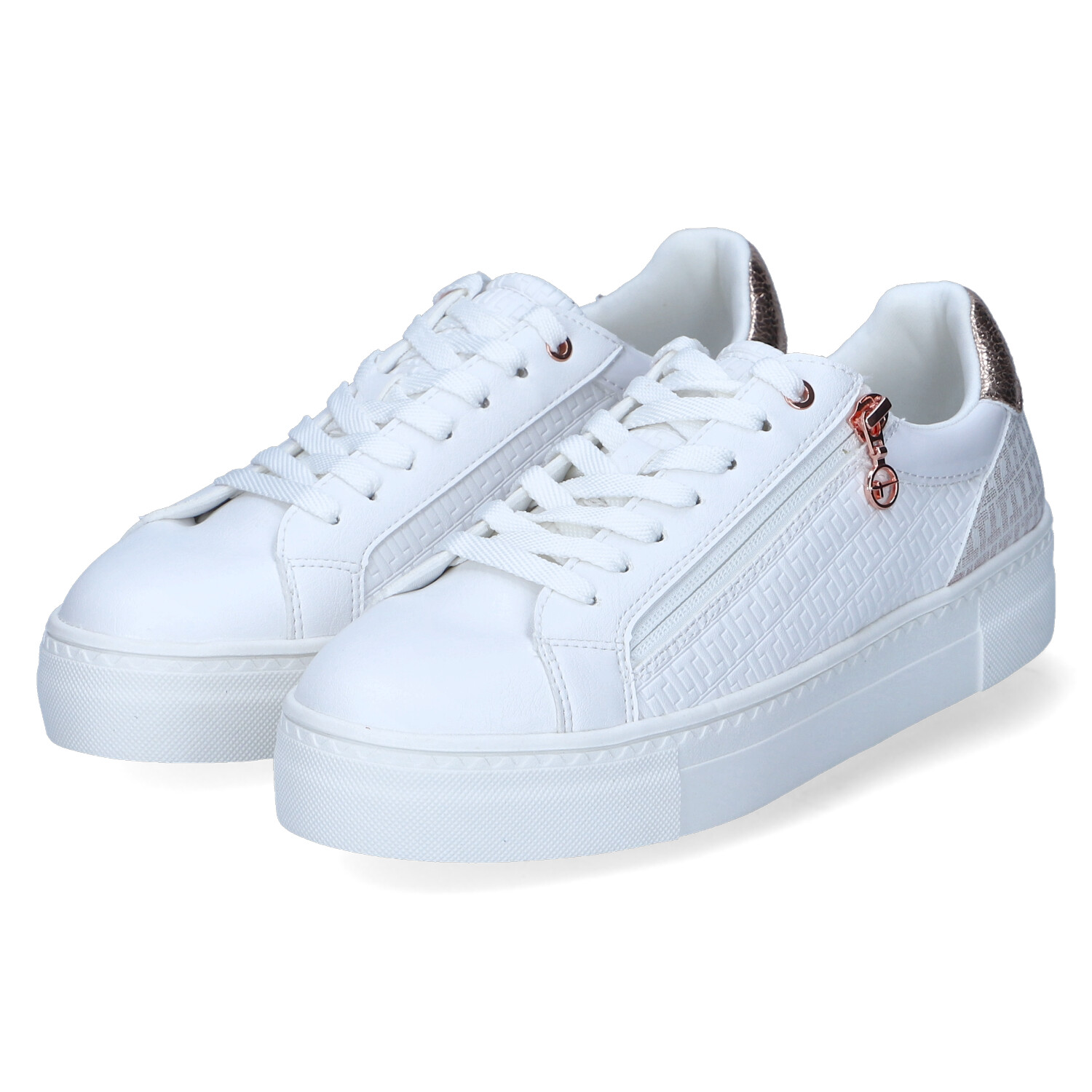 Tamaris Low Sneakerj - wht/rose gold
