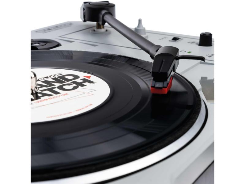 Reloop Plattenspieler Spin Grau Mobiles Schallplatten-Vergnügen an jedem Ort