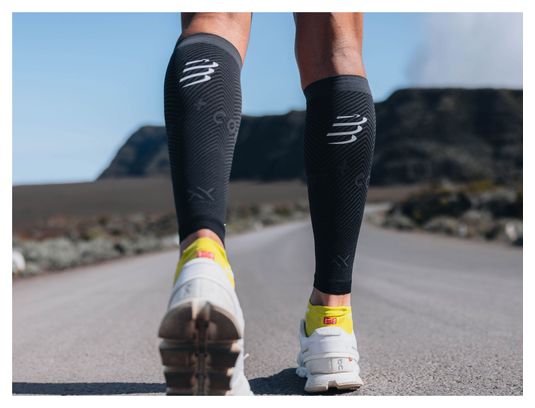 Manchons de Compression Compressport R2 Oxygen Noir