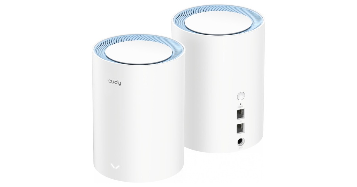 CudyAC1200 Mesh Wi-Fi System (3-Pack) mesh router  (Wit)