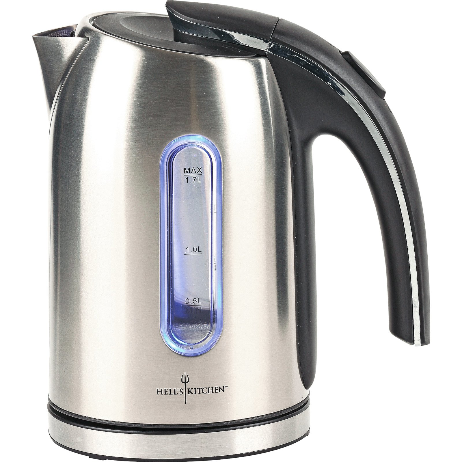 Hell's Kitchen - Wasserkocher Edelstahl 1.7 Liter
