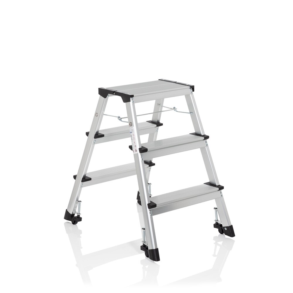 Klappleiter SOLID IV Aluminium hjh OFFICE