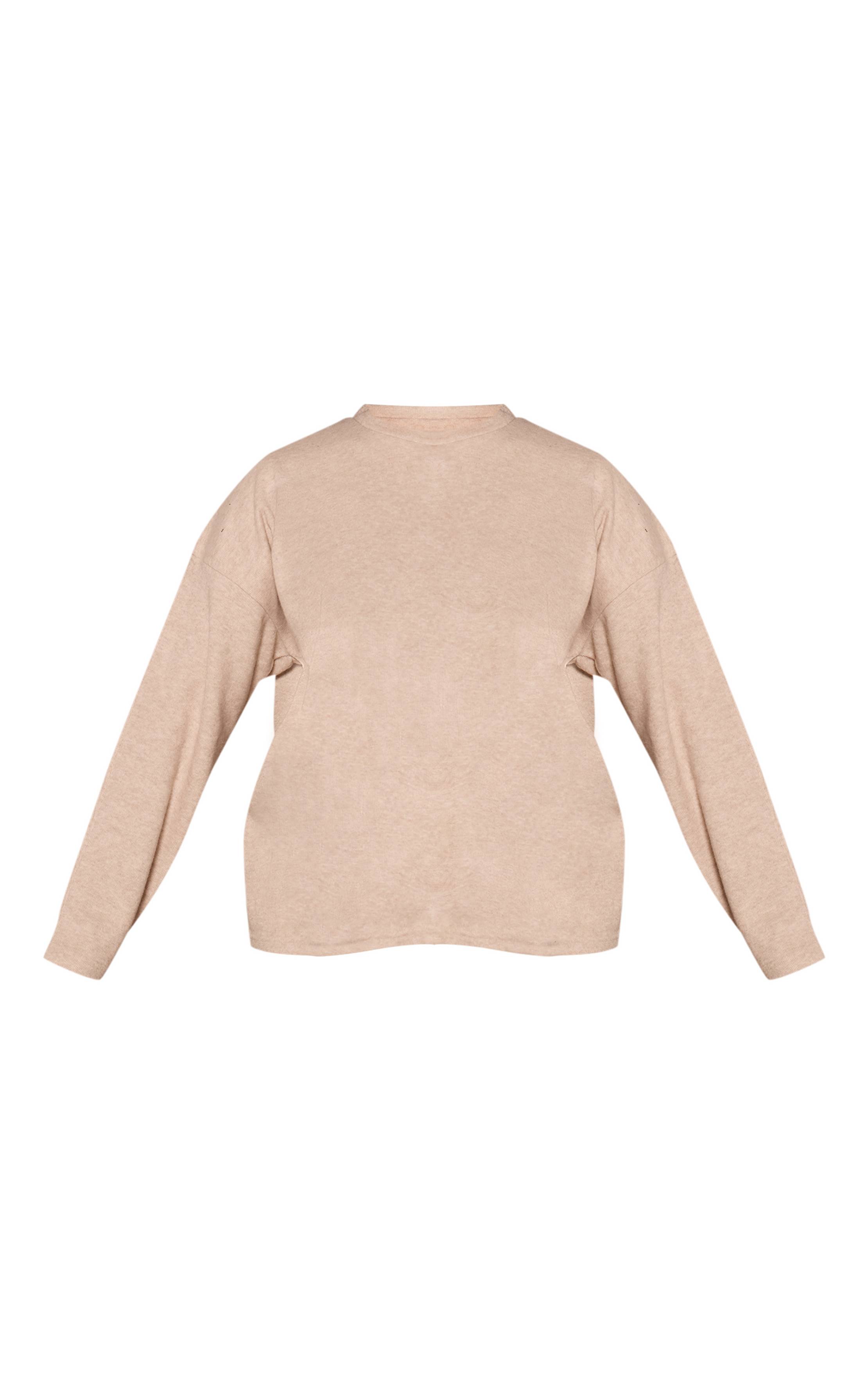 Moka Sweat-shirt Côtelé Doux Plus Basic