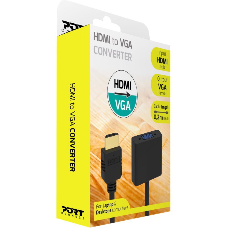 Port Designs 900137 convertisseur de signal vidéo Convertisseur vidéo actif