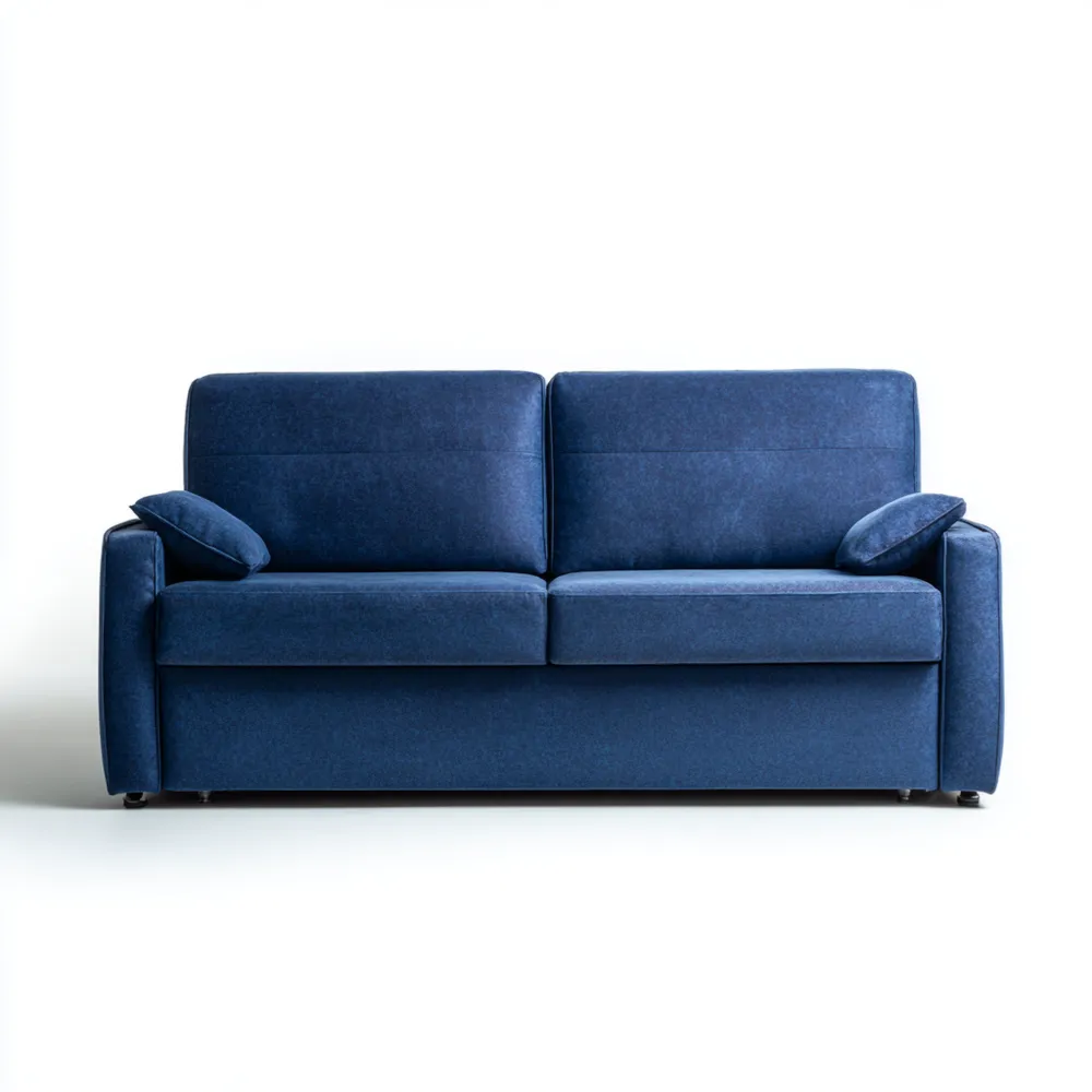 2-Sitzer-Sofa Stoff 180x85x90 cm – Dunkelblau – Modernes Design