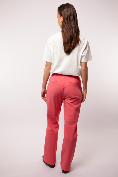 Fluresk roze dames broek
