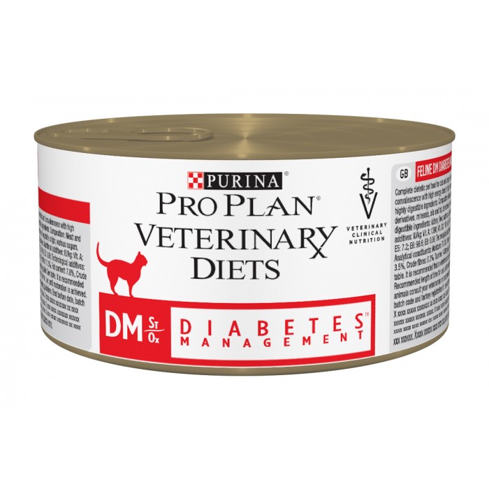 Pro Plan Veterinary Diets DM St/Ox Diabetes Management – Pâtées en mousse pour chat