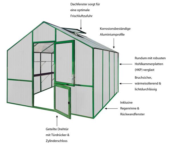 KGT Gewächshaus Lilie III