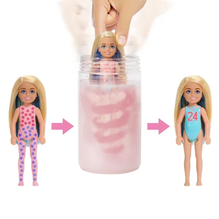 Barbie Color Reveal Chelsea Sporty Serie, 1 Stück, sortiert