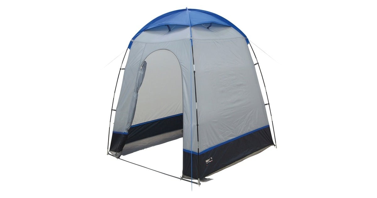 High PeakDouche-/ omkleed Lido tent  (Lichtgrijs/blauw)