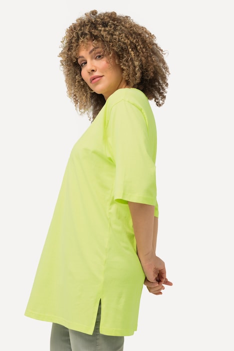 T-Shirt, V-Ausschnitt, Relaxed, Halbarm