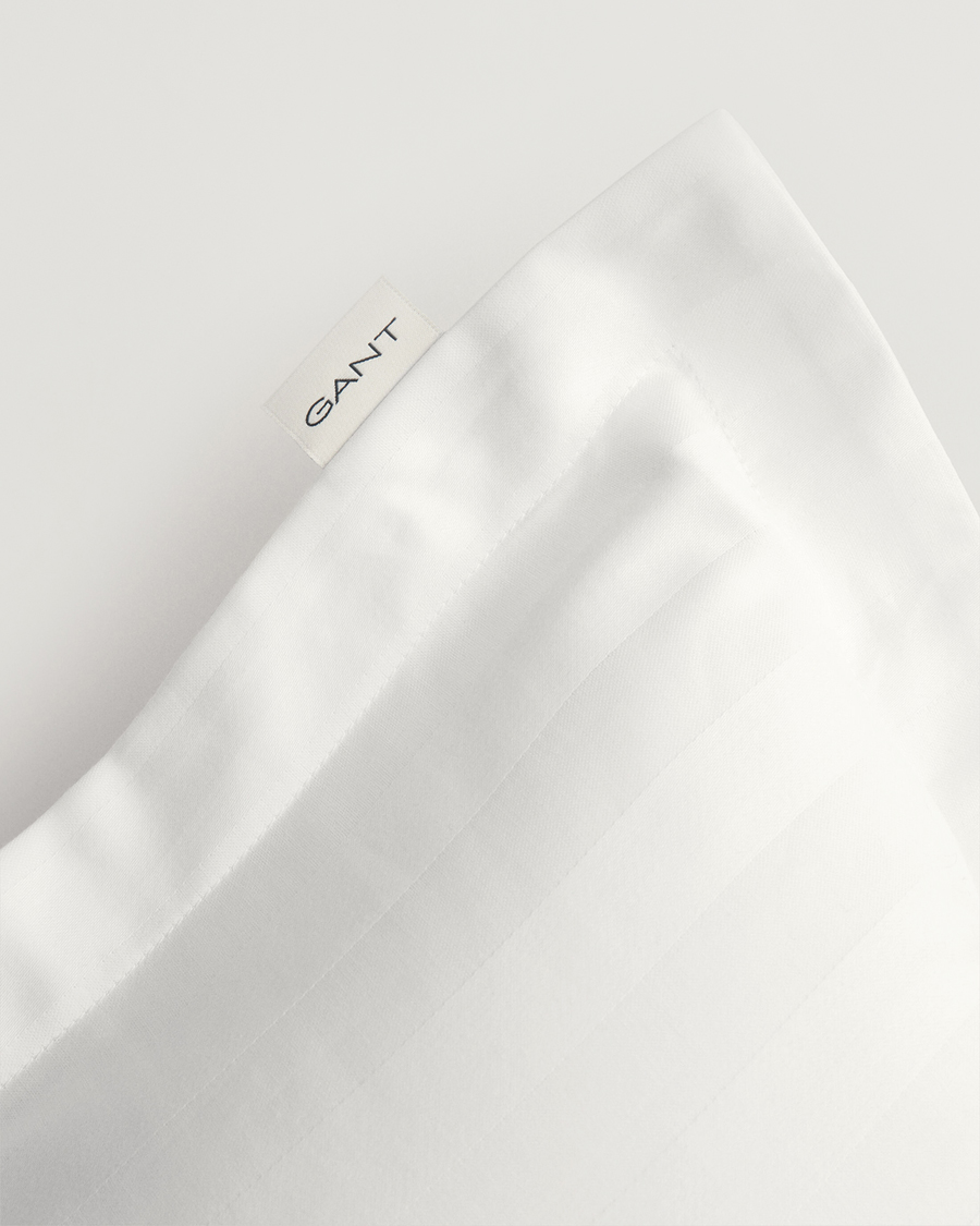 GANT Sateen Striped Pillowcase White