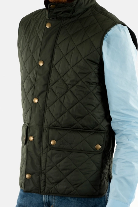 Gilets ss manche barbour new lowerdale gn71 sage