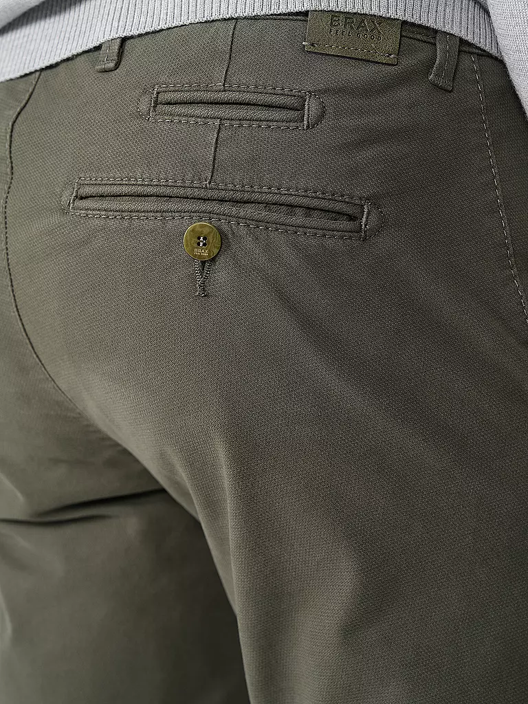 BRAX Chino Slim Fit FABIO-IN olive
