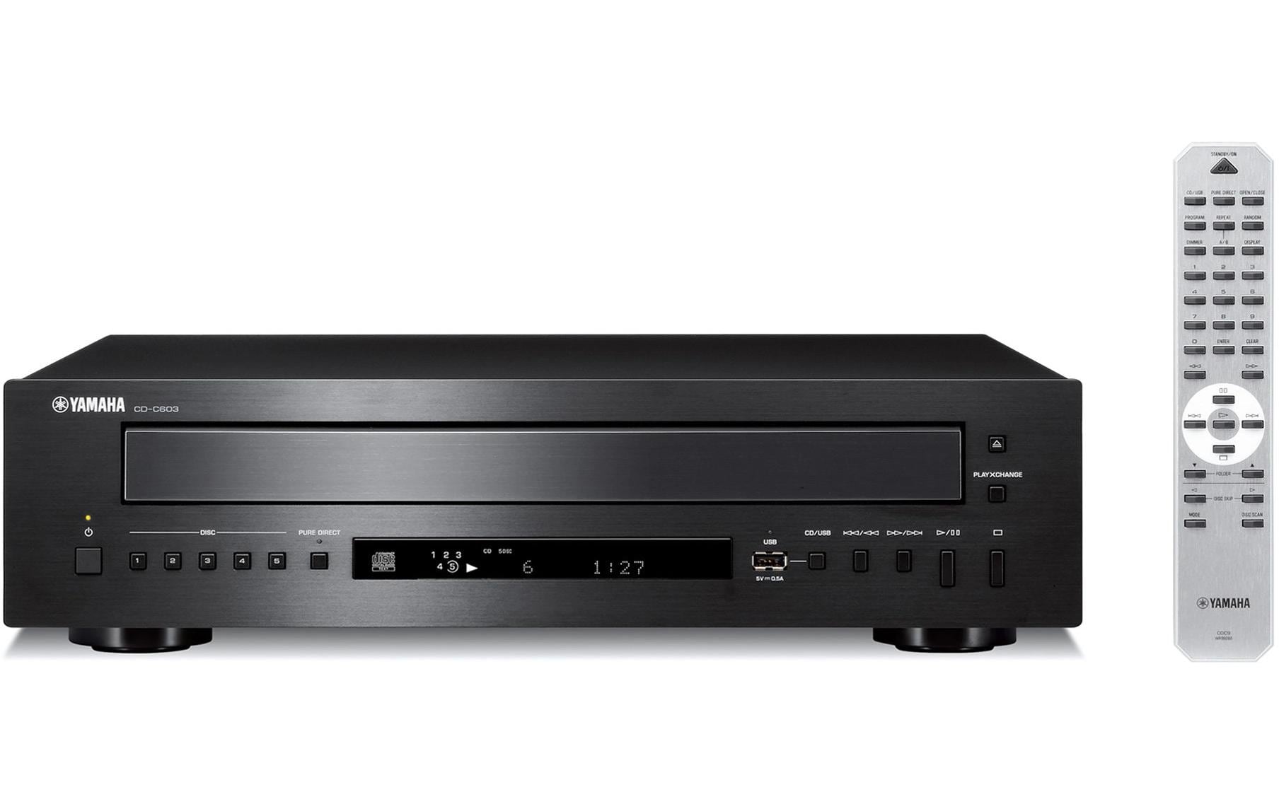 CD-Wechsler CD-C603 Schwarz<br>CD-Wechsler für 5 CDs mit Pure Direct-Funktion