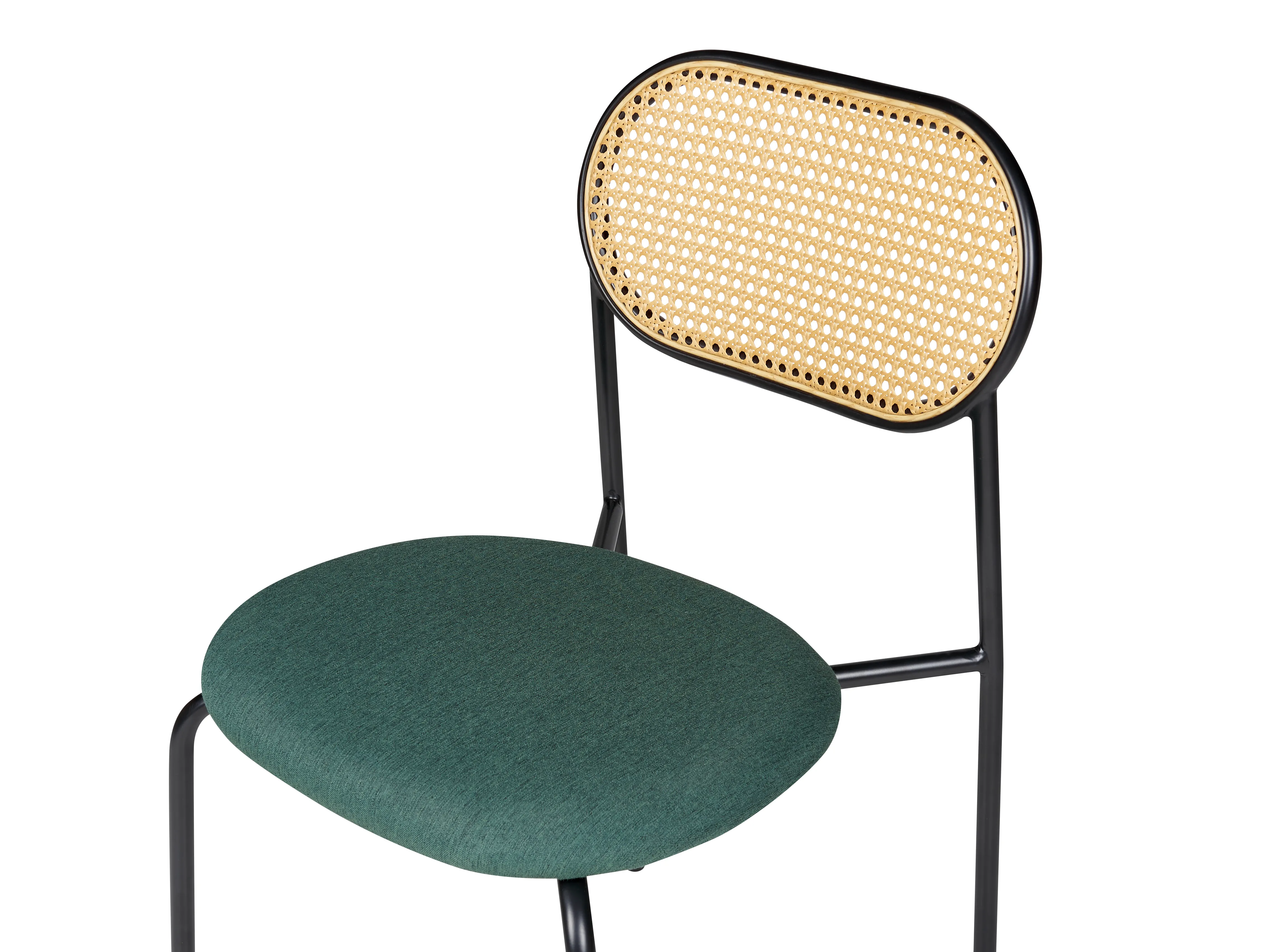 Set van 2 eetkamerstoelen ADAVER Metaal Zwart