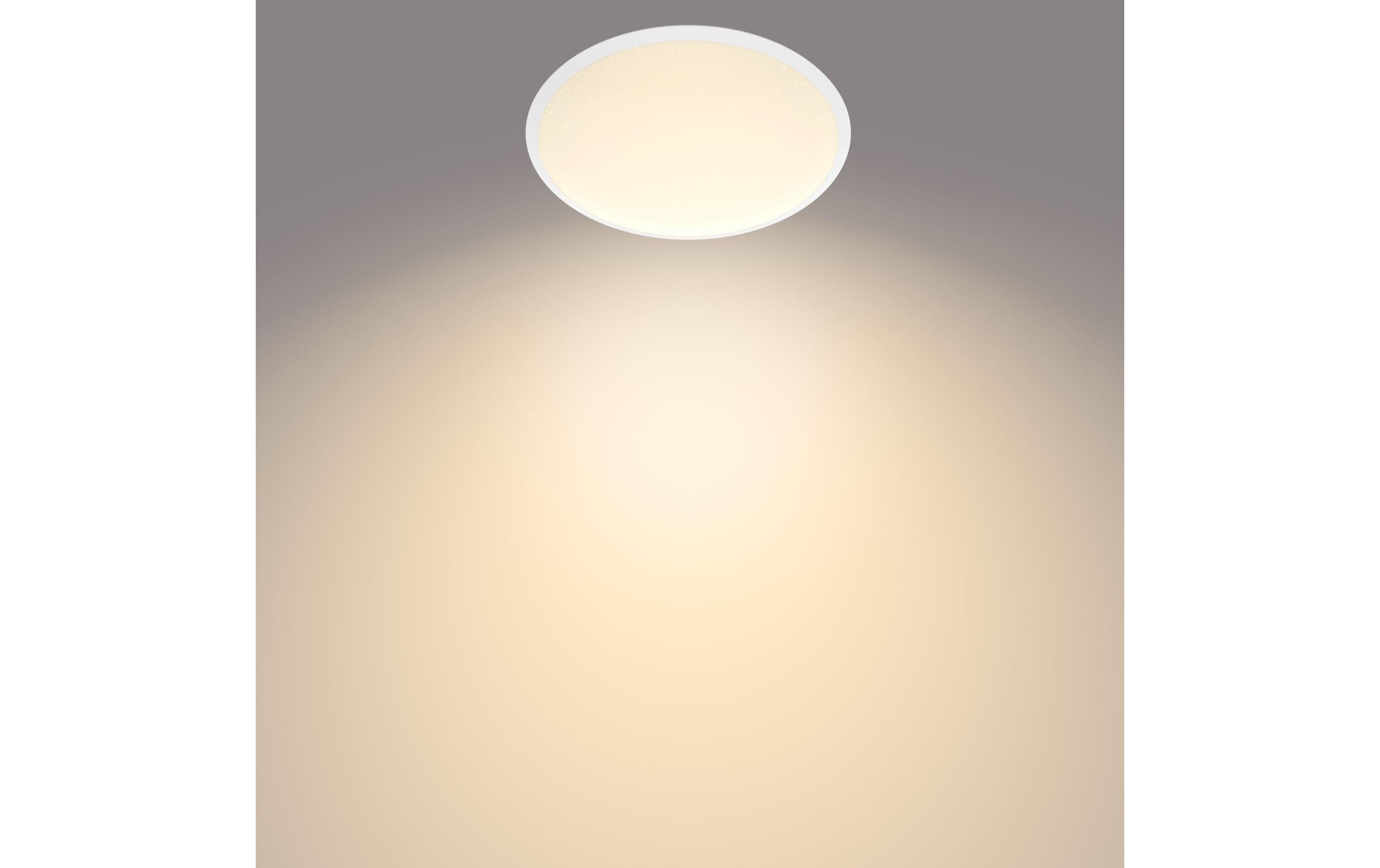 Deckenleuchte Cavanal, 12 W, 2700 K, WeissLED-Leuchte mit Lichteinstellung und IP44 Schutzart