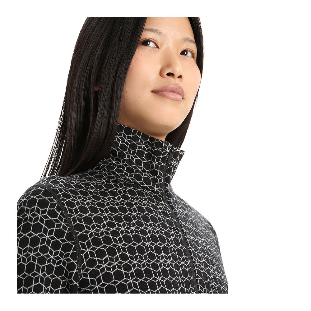 Icebreaker 250 VERTEX - Sous-couche Femme black/snow/j