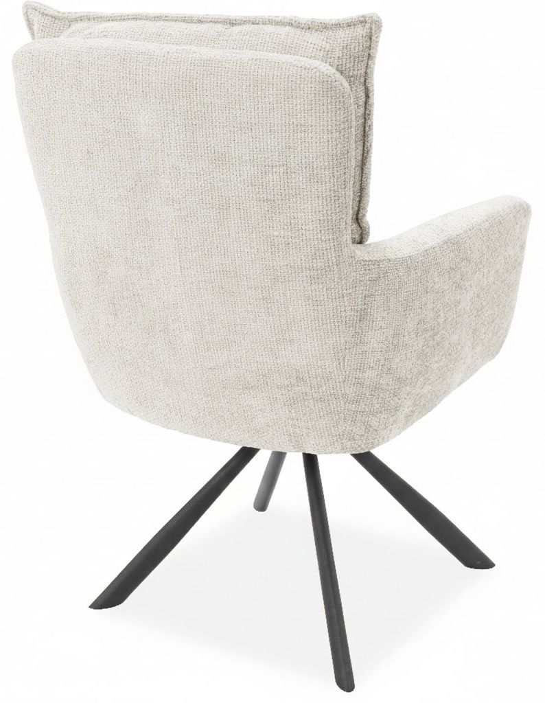 Eetkamerstoel Cremona 02 - Zwart Thekla B60 x D67 x H91 cm