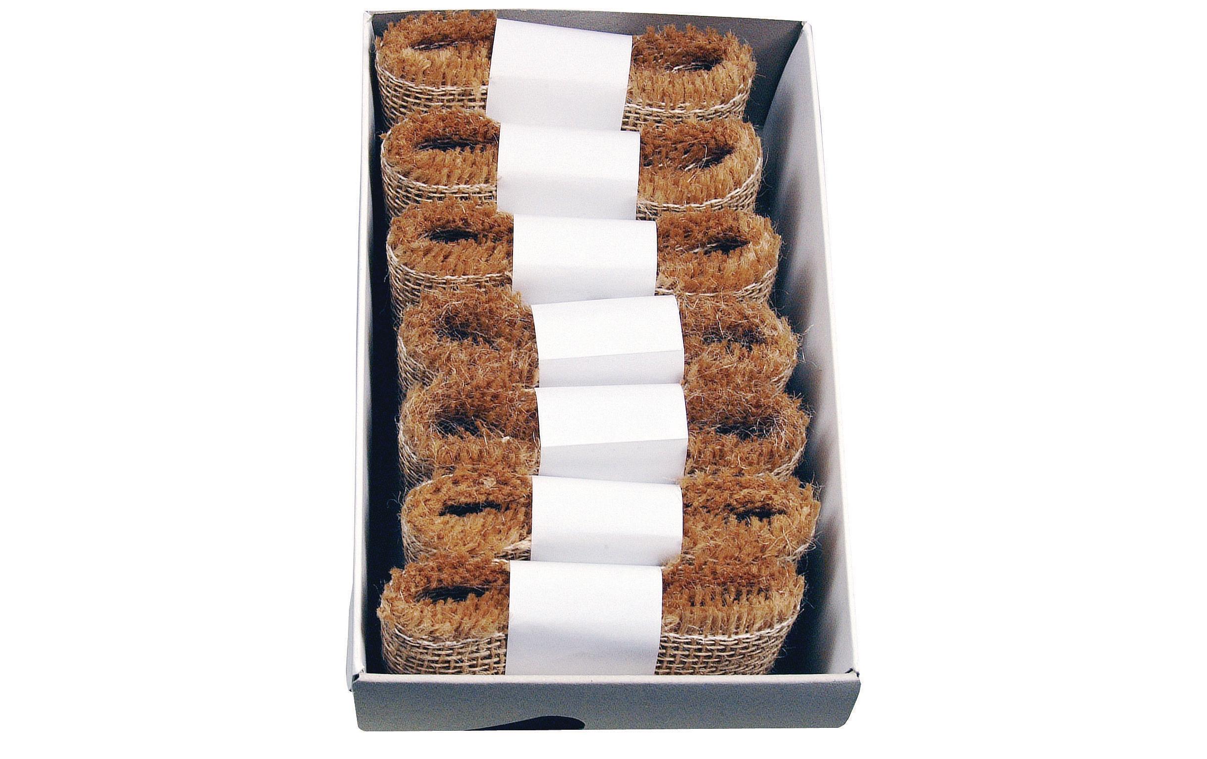 Juteband 6 cm x 2 m, Braun, 1 StückSackleinenband für Hochzeitsdekoration oder Geschenkverpackungen